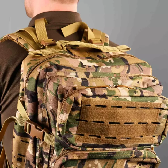 Рюкзак тактический 2Е 45л Laser cut камуфляж (2E-MILTACBKP-45L-MC)