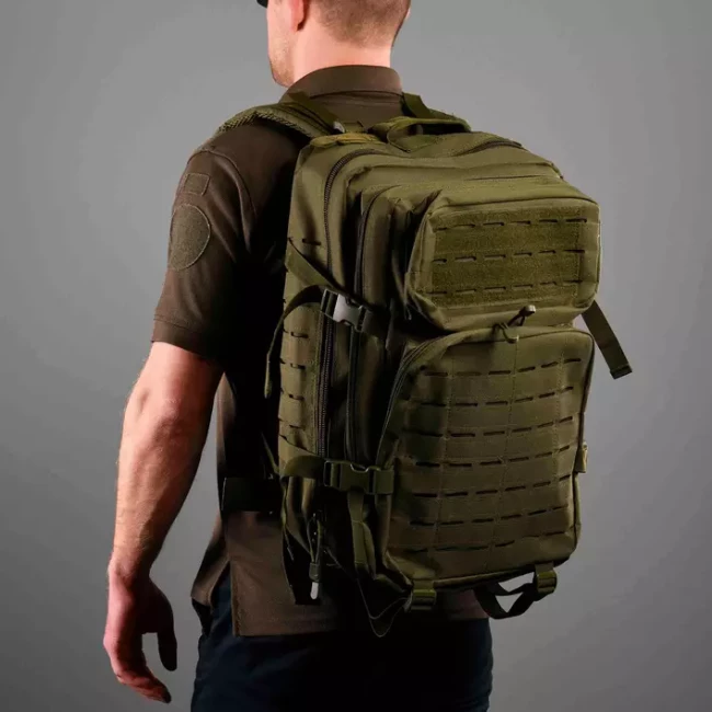 Рюкзак тактический 2Е 45л Laser cut зеленый (2E-MILTACBKP-45L-OG)