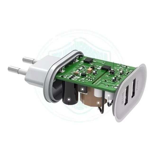 Сетевое зарядное устройство UGREEN CD104 2xUSB 3.4A Charger белый