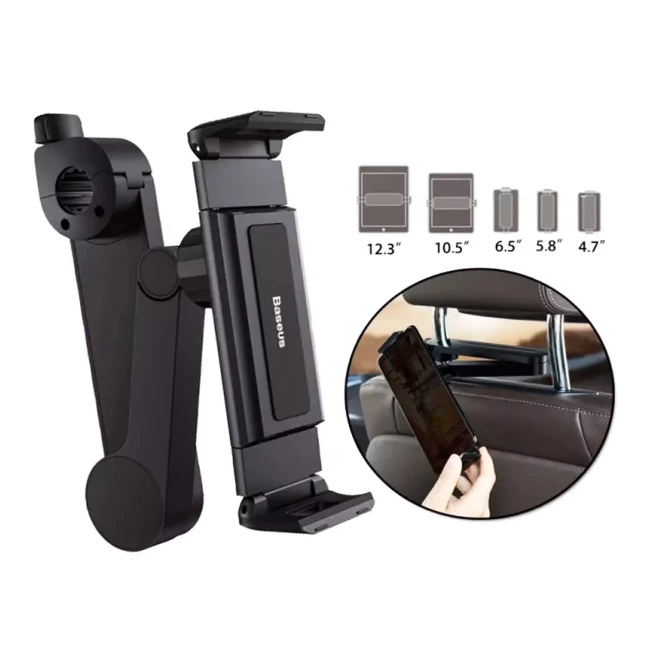 Утримувач автомобільний для планшета Baseus lazy bracket Black