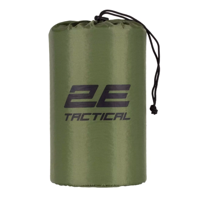 Коврик надувной 2E Tactical с системой накачивания зеленый (2E-TACTFOLDMAT-T1-GN)