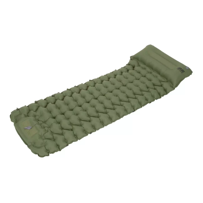 Коврик надувной 2E Tactical с системой накачивания зеленый (2E-TACTFOLDMAT-T1-GN)
