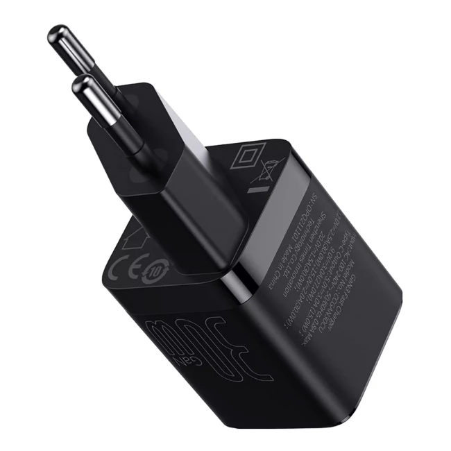 Зарядное устройство Baseus GAN3 FC 1C 30W черный (CCGN010101)