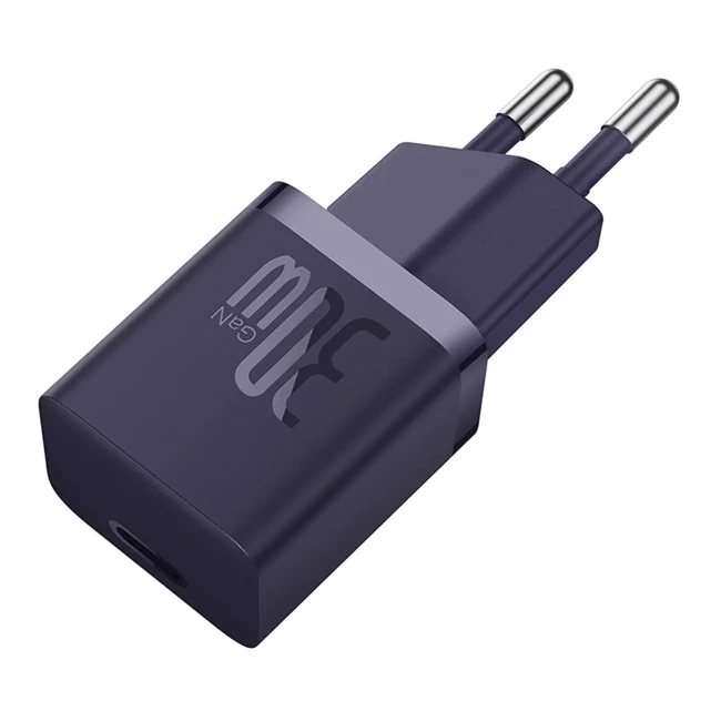 Зарядное устройство Baseus GaN5 FC mini 1C 30W фиолетоый (CCGN070705)