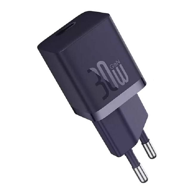 Зарядное устройство Baseus GaN5 FC mini 1C 30W фиолетоый (CCGN070705)