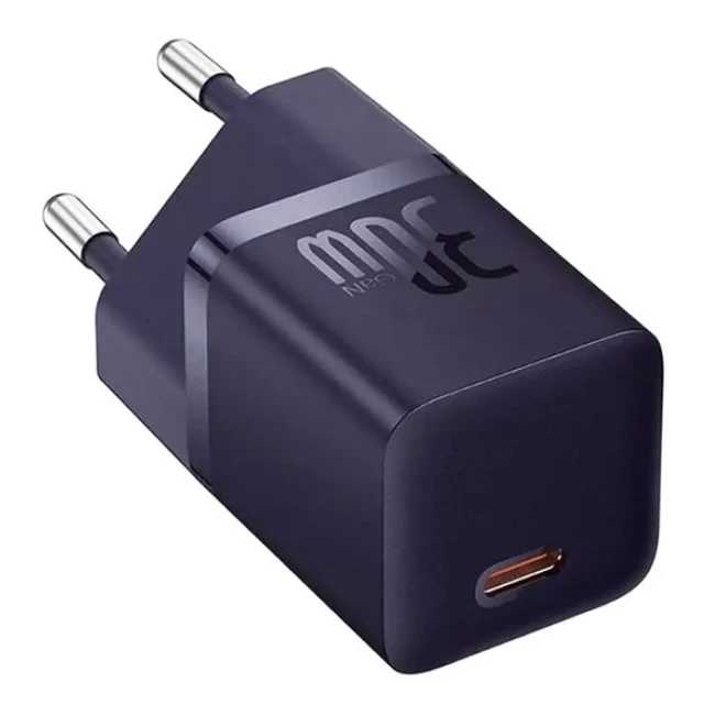 Зарядное устройство Baseus GaN5 FC mini 1C 30W фиолетоый (CCGN070705)