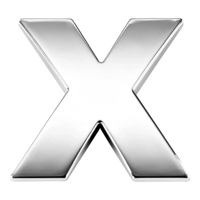 30174 3D-буква MAK: "X" мала