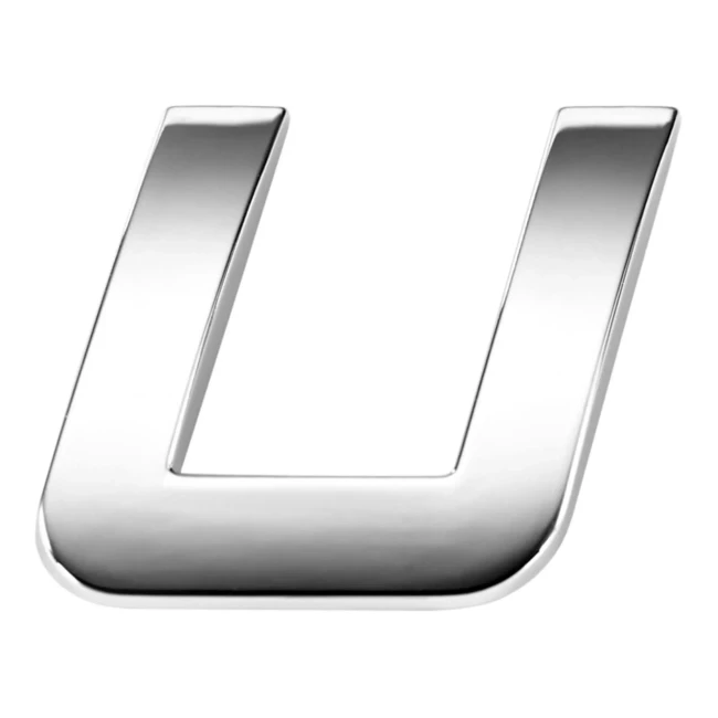 30215 3D-буква MAK: "U" наклон.
