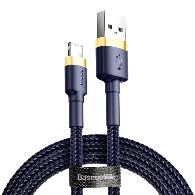 Кабель Baseus USB to Lightning 1.5A 2m синий (CALKLF-CV3) Кабель Baseus USB to Lightning 1.5A 2m синий (CALKLF-CV3)