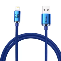 Кабель Baseus USB to Lightning 2.4A 1.2m синий