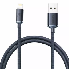 Кабель Baseus USB to Lightning 2.4A 2m чорний (CAJY000101)