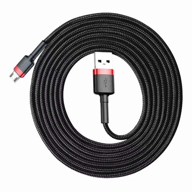 Кабель Baseus USB to Micro 1.5A 2m черный (CAMKLF-C91)