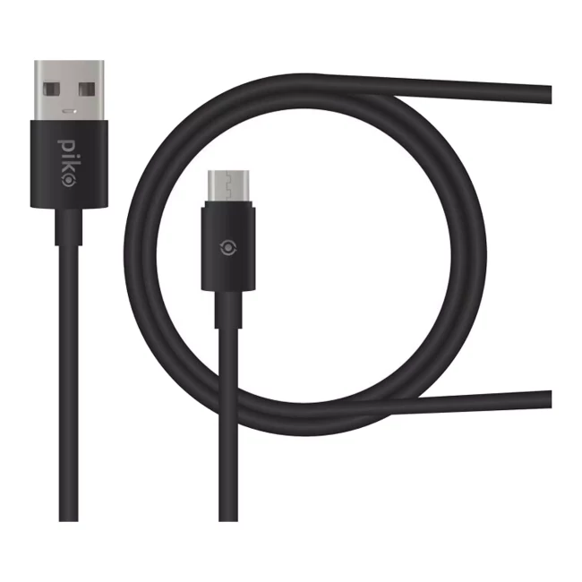 Кабель Piko Micro USB 0,2м CB-UM10 черный