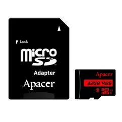 Карта памяти Apacer microSDHC UHS-I  85R 32GB сlass10 +SD