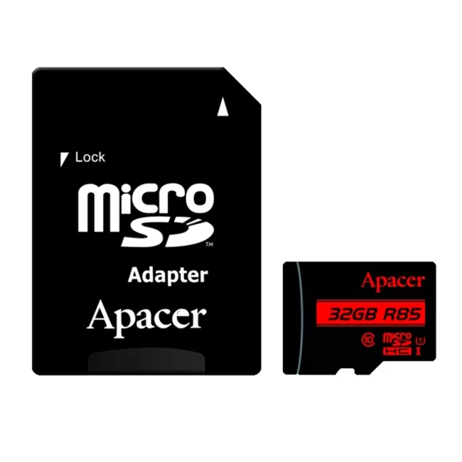 Карта памяти Apacer microSDHC UHS-I  85R 32GB сlass10 +SD