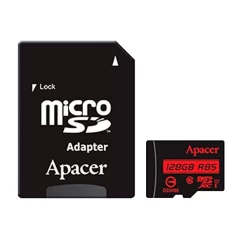 Карта памяти Apacer microSDXC UHS-I  85R 128GB сlass10 +SD