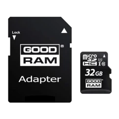 Карта памяти Goodram microSDHC UHS-I 32GB class10+SD M1AA-0320