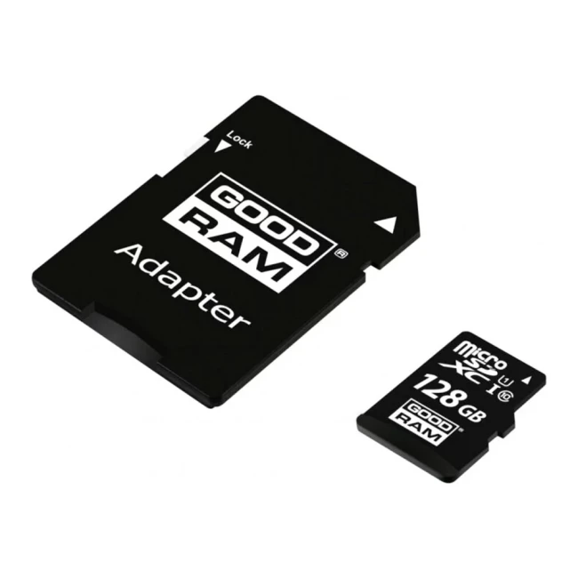 Карта пам'яті Goodram microSDXC UHS-I 128GB сlass10 +SD