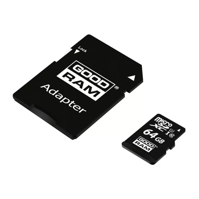 Карта пам'яті Goodram microSDXC UHS-I 64GB сlass10 +SD