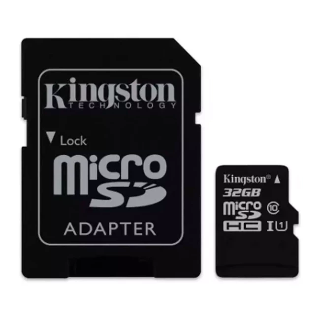 Карта пам'яті Kingston microSDHC UHS-I 100R A1 32GB class 10+ad