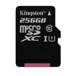 Карта памяти Kingston microSDXC UHS-I 100R A1 256GB class 10+а