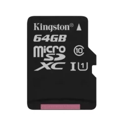 Карта пам'яті Kingston microSDXC UHS-I 100R A1 64GB class 10