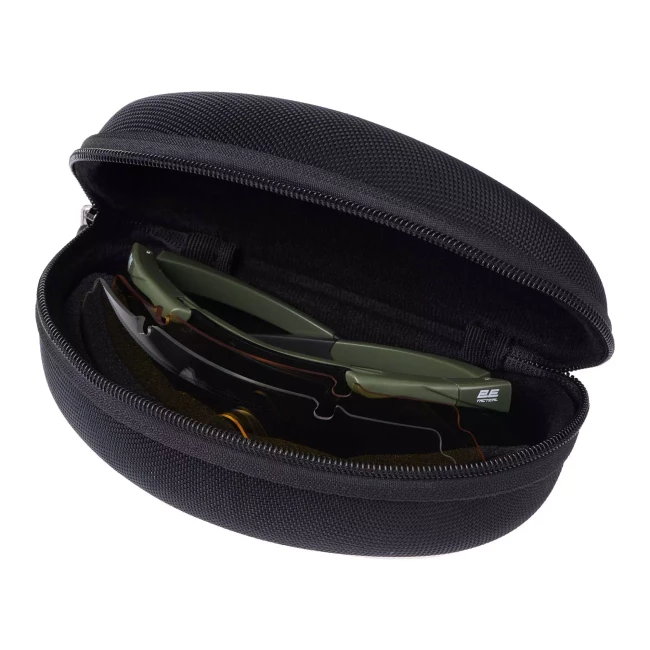 Очки тактические защитные 2E Falcon Army Green с EVA-футляром 3 линзы (2E-TPG-ARGN)