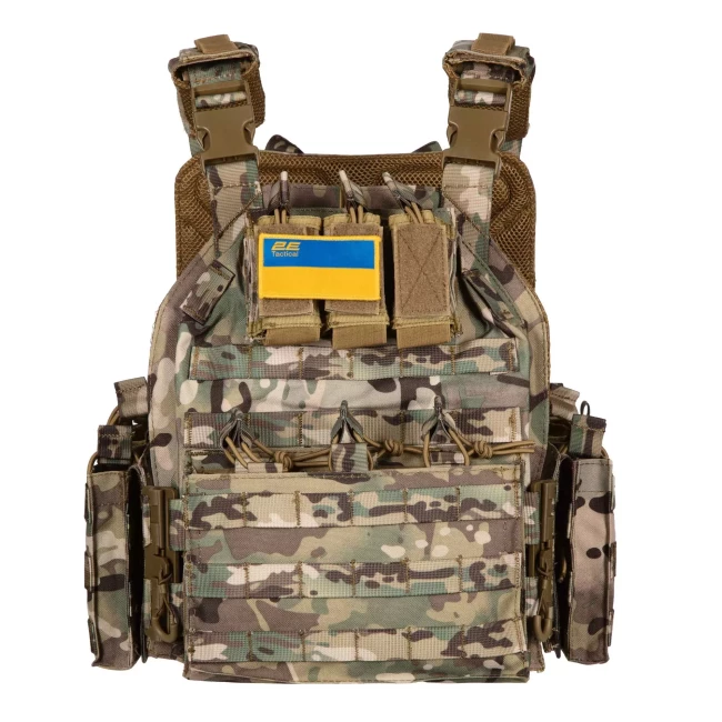 Плитоноска Assalut с дополнительными подсумками Тип 4 2Е камуфляж (2E-MILPLACARTYPE4-YA-CC)