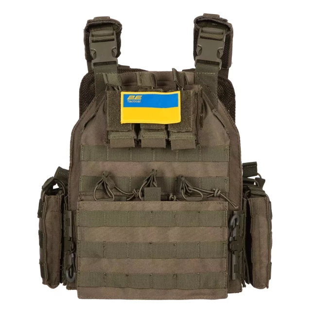 Плитоноска Assalut з додатковими підсумками Тип 4 2Е зелена (2E-MILPLACARTYPE4-YA-OG)