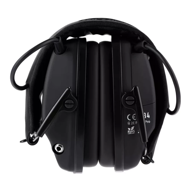 Тактические защитные наушники 2E Pulse Pro Black NRR 22 dB активные (2E-TPE026BK)