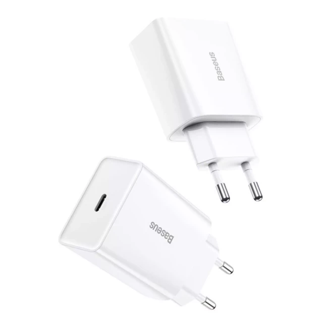 Зарядний пристрій Baseus 20W QC 1С CCFS-SN02 білий