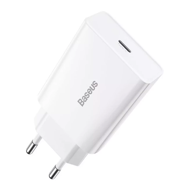 Зарядний пристрій Baseus 20W QC 1С CCFS-SN02 білий