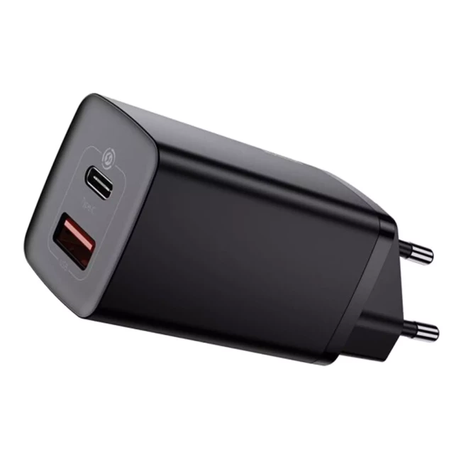 Зарядний пристрій Baseus GaN2 Lite QC C+U 65W синій (CCGAN2L-B01)