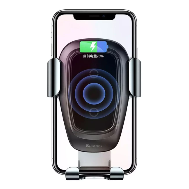 Зарядное устройство Baseus Metal Wireless Charger Gravity Car MountTarnish (WXYL-B0A)