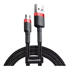 Кабель Baseus Cafule USB Micro 1м черно-красный