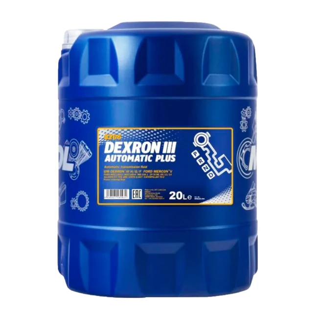 Трансмиссионное масло MANNOL DEXRON III AUTOMATIC PLUS SAE ATF 20л (MN8206-20)