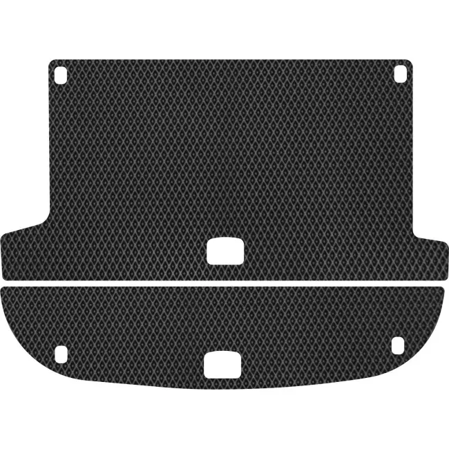 EVA коврик в багажник EVAtech Hyundai Santa FE (CM) Restyling (Hinged Gas Pedal) 5 seats (3 clips) SUV EU 2010-2012 (2 пок.) (HY