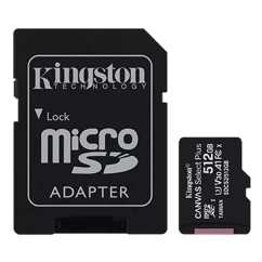Карта пам'яті Kingston microSDXC UHS-I 100R A1 512GB class 10+a