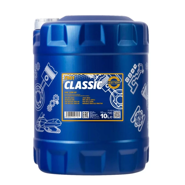 Моторное масло MANNOL CLASSIC SAE 10W-40 10л (MN7501-10) Моторное масло MANNOL CLASSIC SAE 10W-40 10л (MN7501-10)