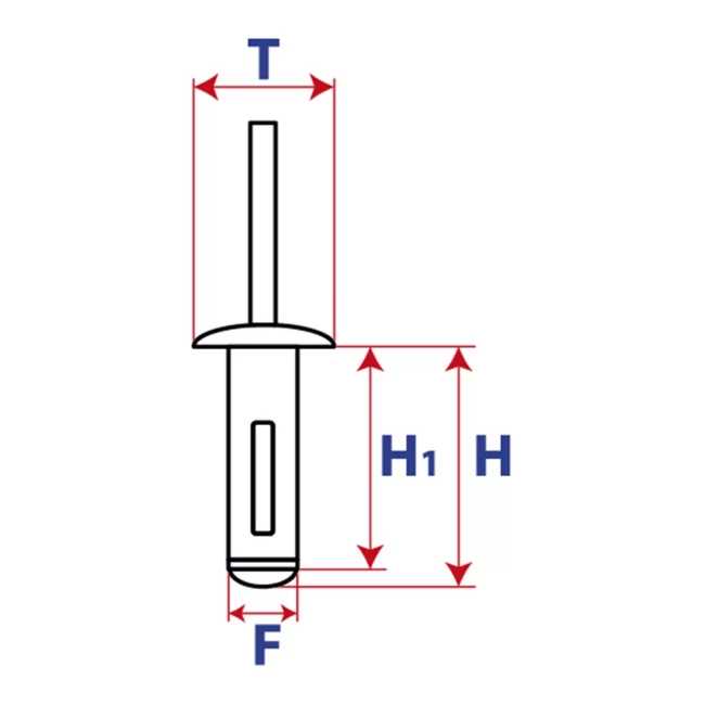 25000 Заклепка MAK (N90813101)