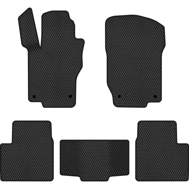 EVA коврики в салон EVAtech для Mercedes-Benz GL-Class (X164) 5 seats SUV EU 2006-2012 (MB3161C5MS4RBB)