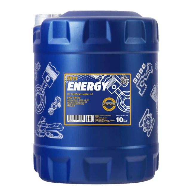 Моторное масло MANNOL ENERGY HC Synthese engine oil SAE 5W-30 10л (MN7511-10)