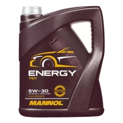 Моторное масло MANNOL ENERGY HC Synthese engine oil SAE 5W-30 5л