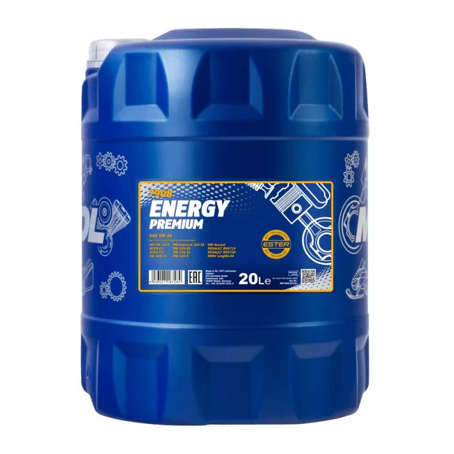 Моторное масло MANNOL ENERGY PREMIUM 5W-30 20л (MN7908-20) Моторное масло MANNOL ENERGY PREMIUM 5W-30 20л (MN7908-20)