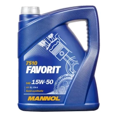 Моторное масло MANNOL FAVORIT SAE 15W-50 5л (MN7510-5)