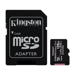 Карта пам'яті Kingston microSDXC UHS-I 100R A1 128GB class 10