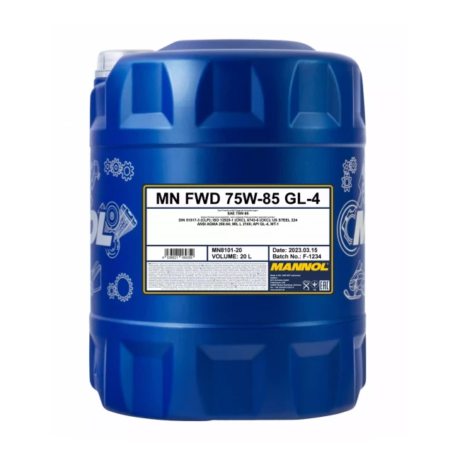 Трансмиссионное масло MANNOL FWD GETRIEBEOEL SAE 75W-85 20л (MN8101-20)