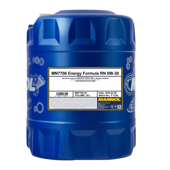 Моторное масло MANNOL O.E.M. 5W-30 20л (MN7706-20) Моторное масло MANNOL O.E.M. 5W-30 20л (MN7706-20)