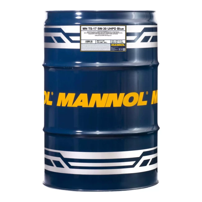 Моторное масло MANNOL TS-17 BLUE UHPD 5W-30 208л (MN7117-DR)