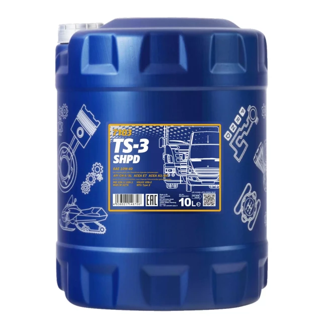Моторное масло MANNOL TS-3 SHPD 10W-40 10л (MN7103-10)